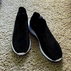 Black Slip-On Sparkly Sneakers